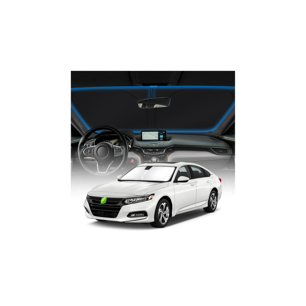 KUST windshield sunshade for Honda Accord 2018-2022 with precise fit and glare reduction.