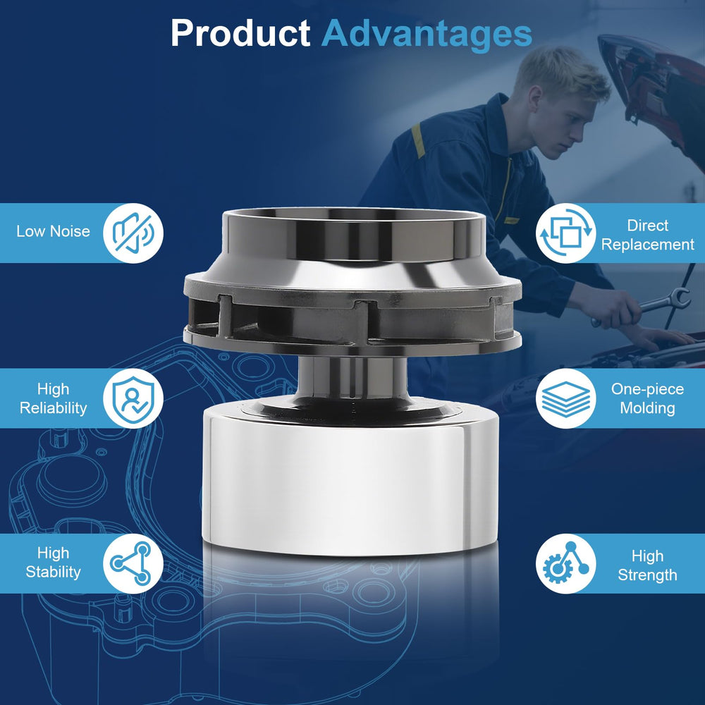 KUTTOLE Prius Plug-In 2012-2015 rotor aids reliable cooling under varied driving