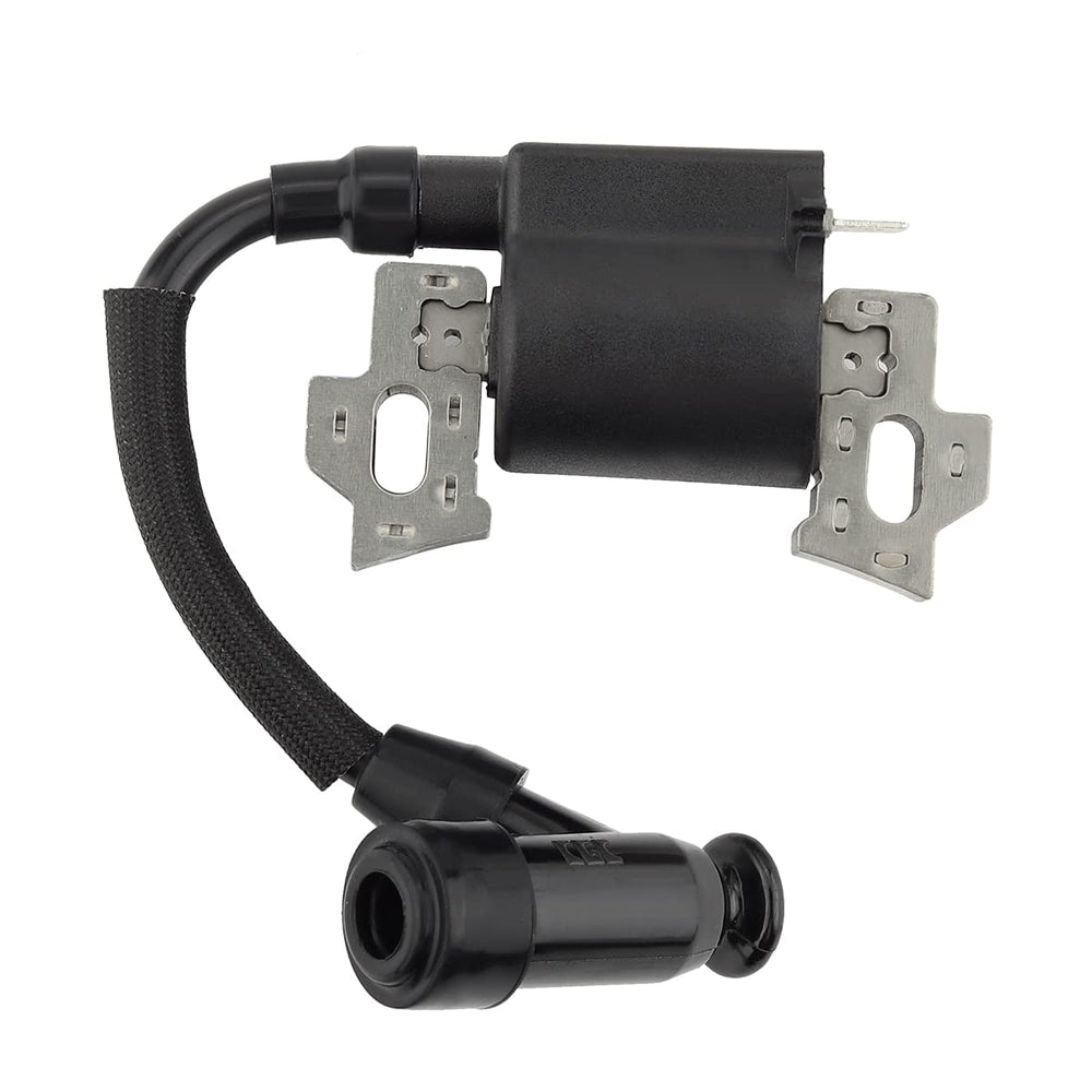 Kuupo ignition coil packaging with included spark plug for replacement.