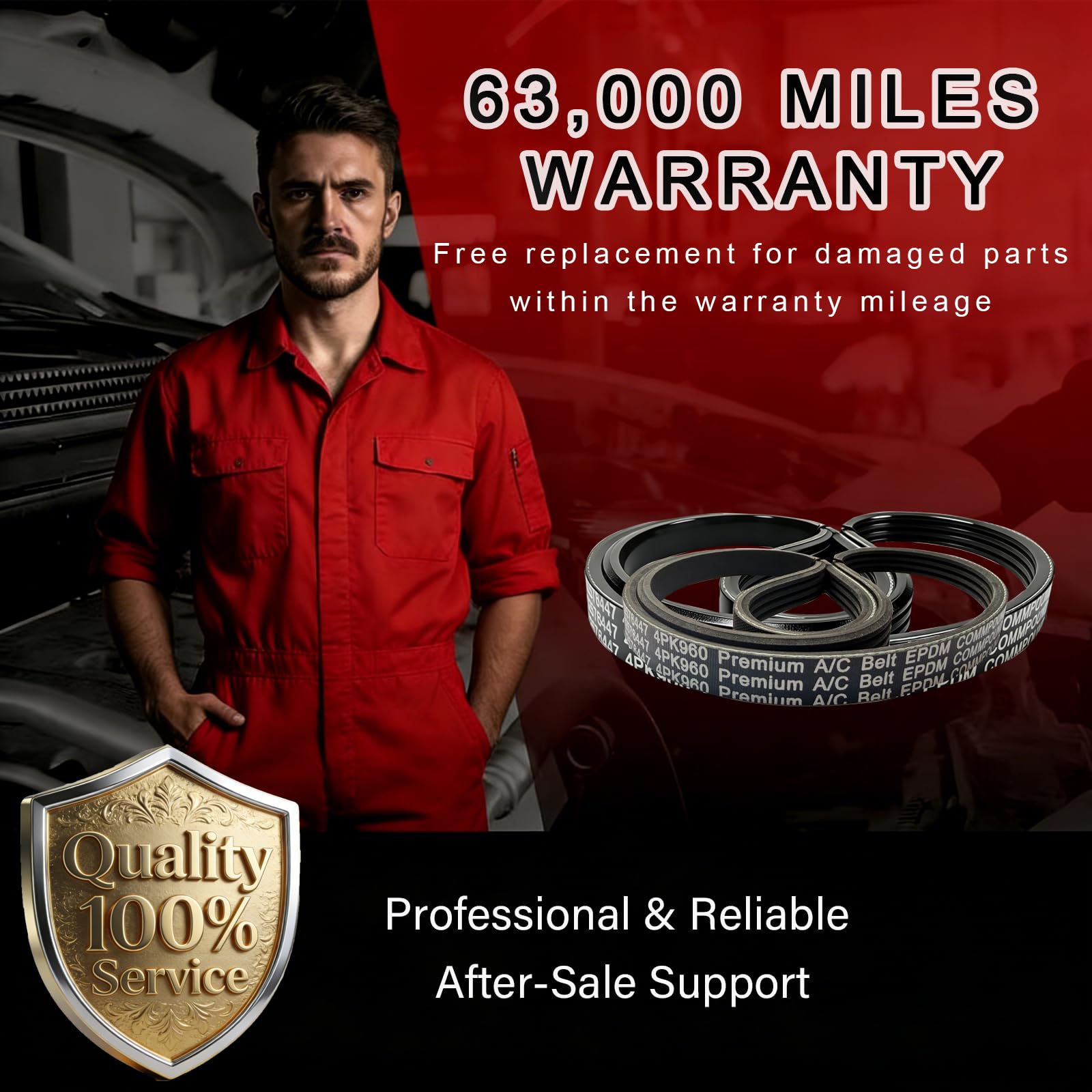 Kuzadan warranty and support included with purchase.