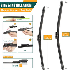 KVQ Wiper blade frame resists corrosion under extreme temperatures