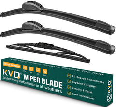 KVQ packaged wiper blades set for GMC Acadia front and rear