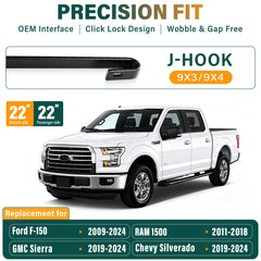 KVQ wiper blades precision lock ensures wobble free performance