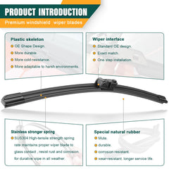 KVQ top-lock mechanism ensures a secure click-fit on wiper arms