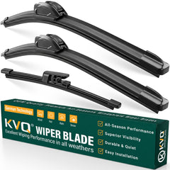 KVQ Veloster 26-inch wiper blade front view for crisp, OEM-like visibility.