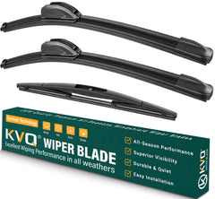 KVQ windshield wiper blade for Forester, 26-inch, clear visibility in rain.