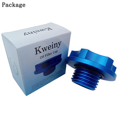 Kweiny aluminum cap side profile shows durable one-piece construction.