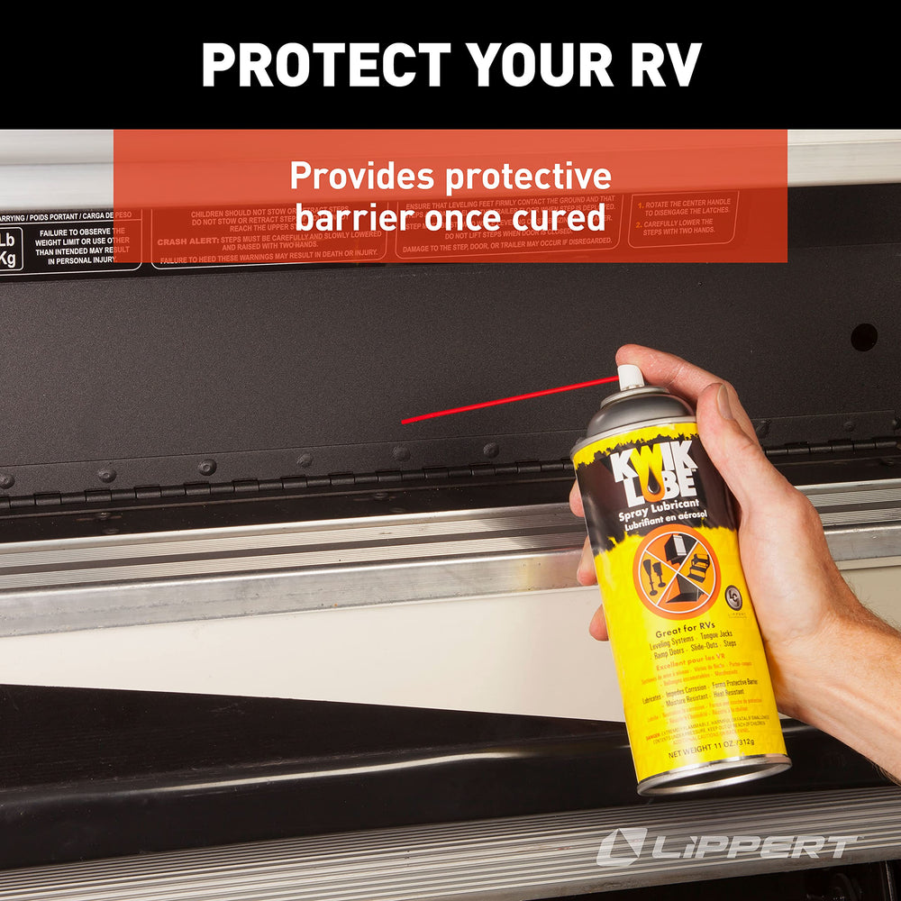 Kwikee KwikLube heat-resistance spray protects components up to 400°F