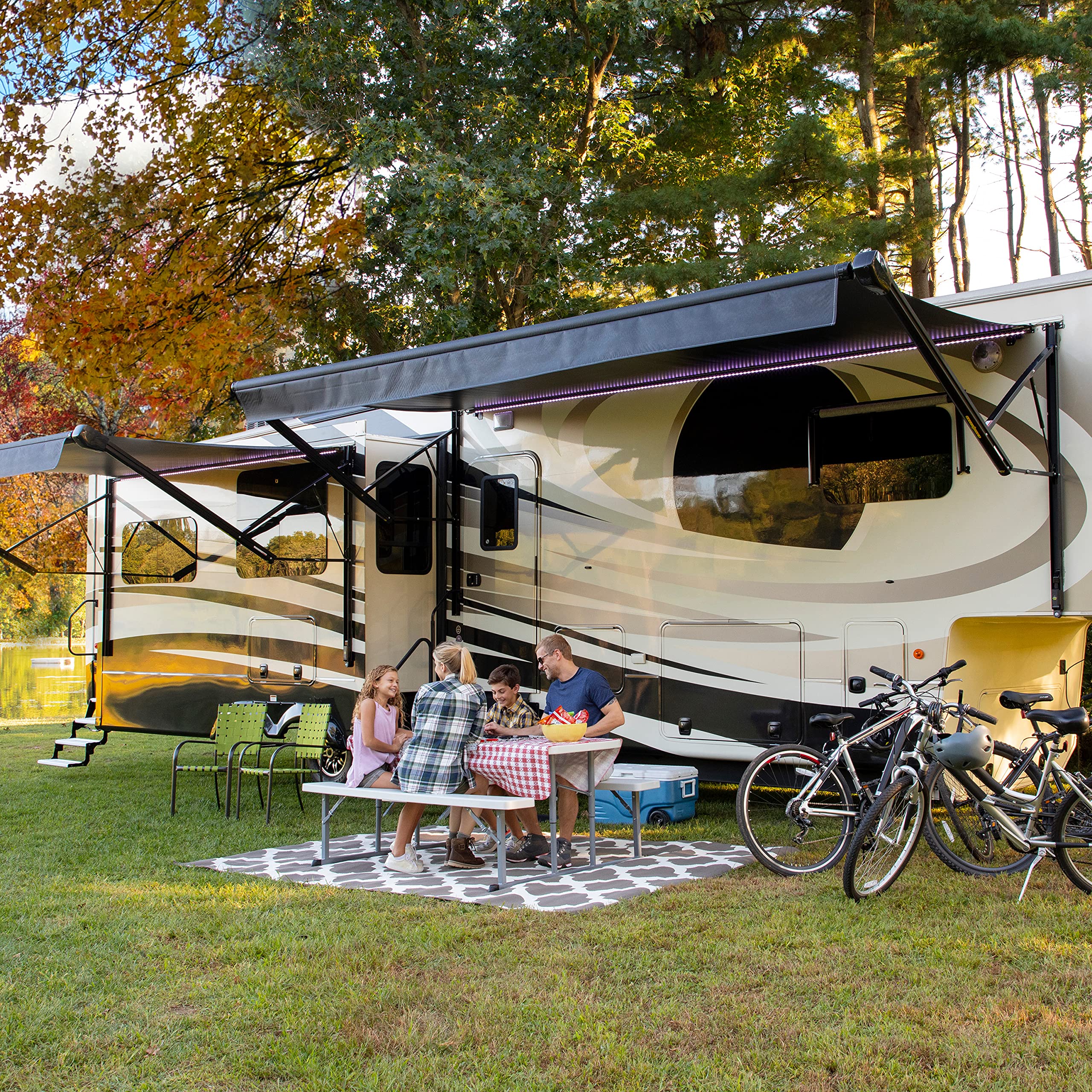 Kwikee KwikLube helps prevent rust on RV moving parts