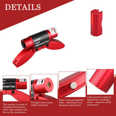 Kylazer Laser Alignment Tool magnetic base attachment enabling stable positioning.