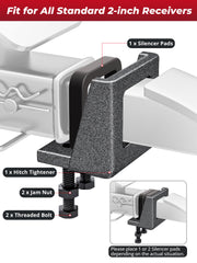 KYNTHAX silicone silencer pads reduce metal friction for smoother rides.