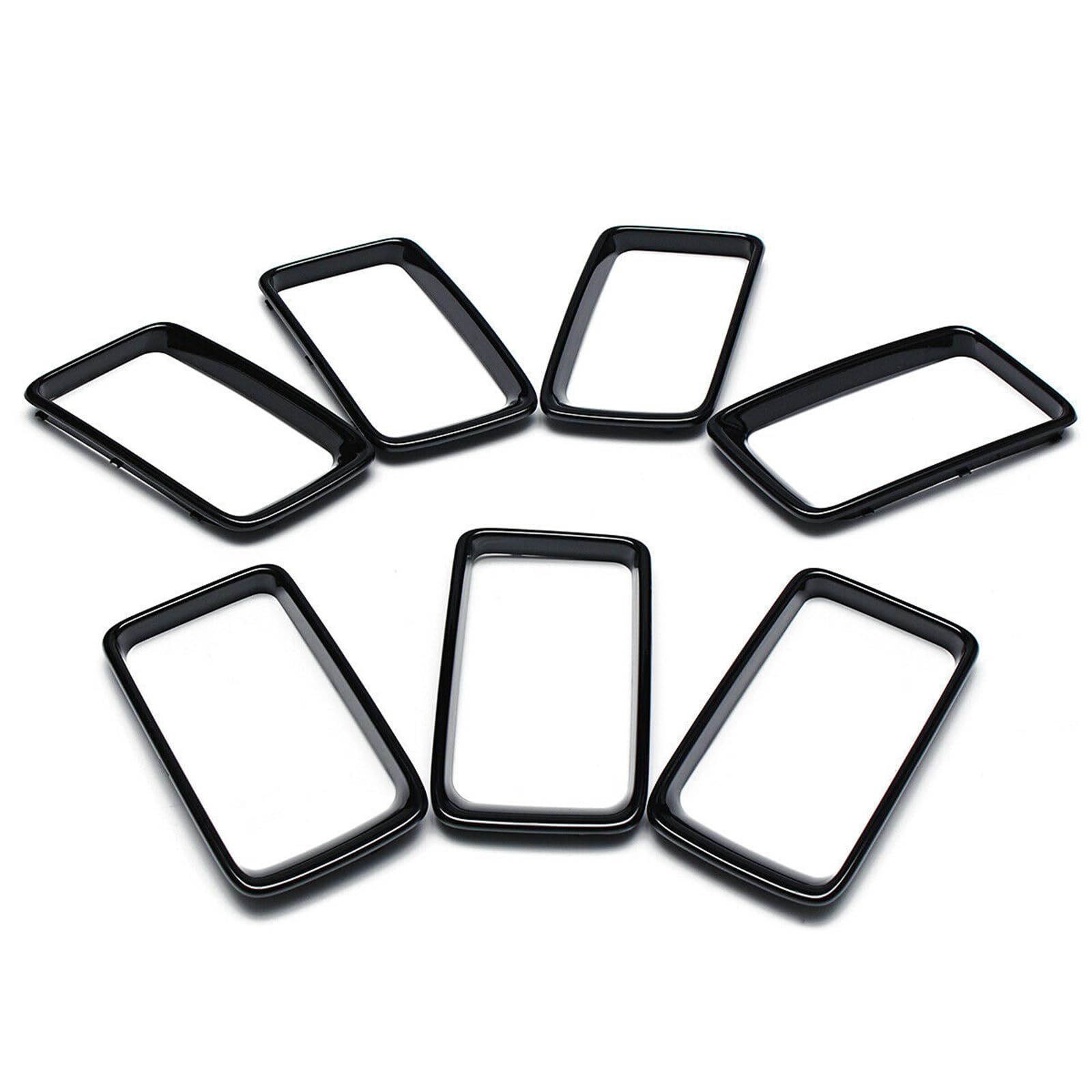 KYYET bumper ring trim gloss black protects against scratches