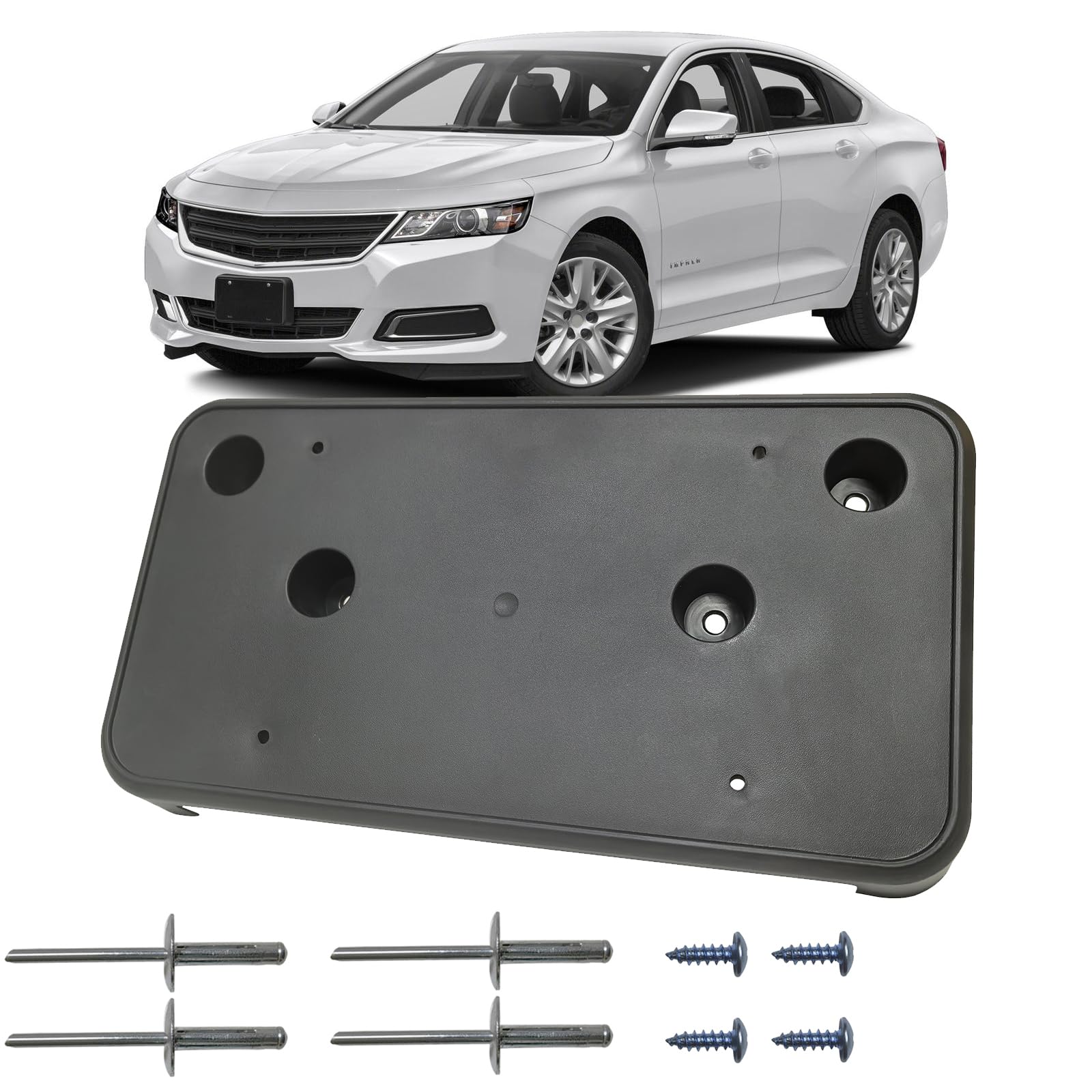 KYYET front license plate bracket for Impala, secure OEM-style fit.