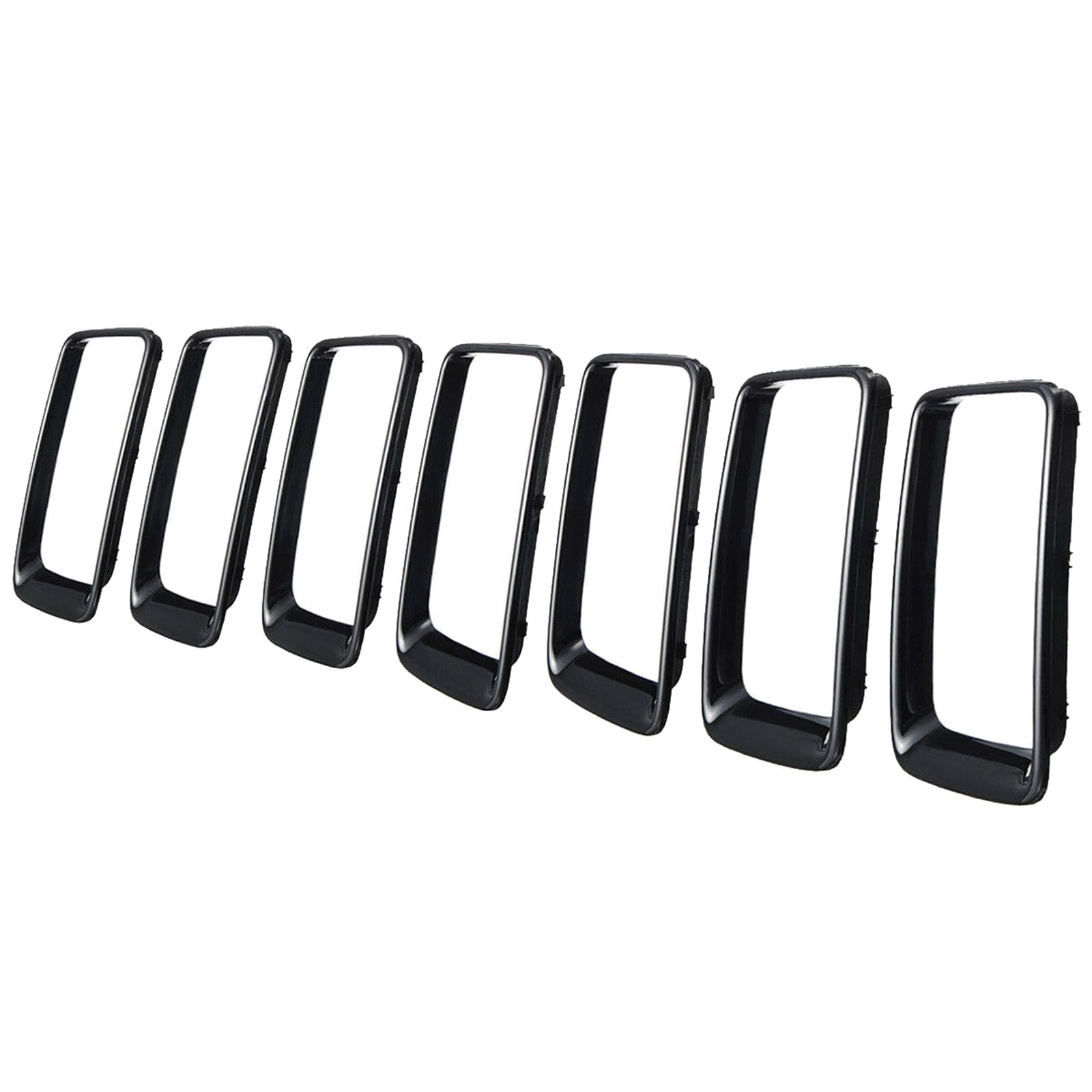 KYYET front grille ring trim gloss black upgrade for exterior styling