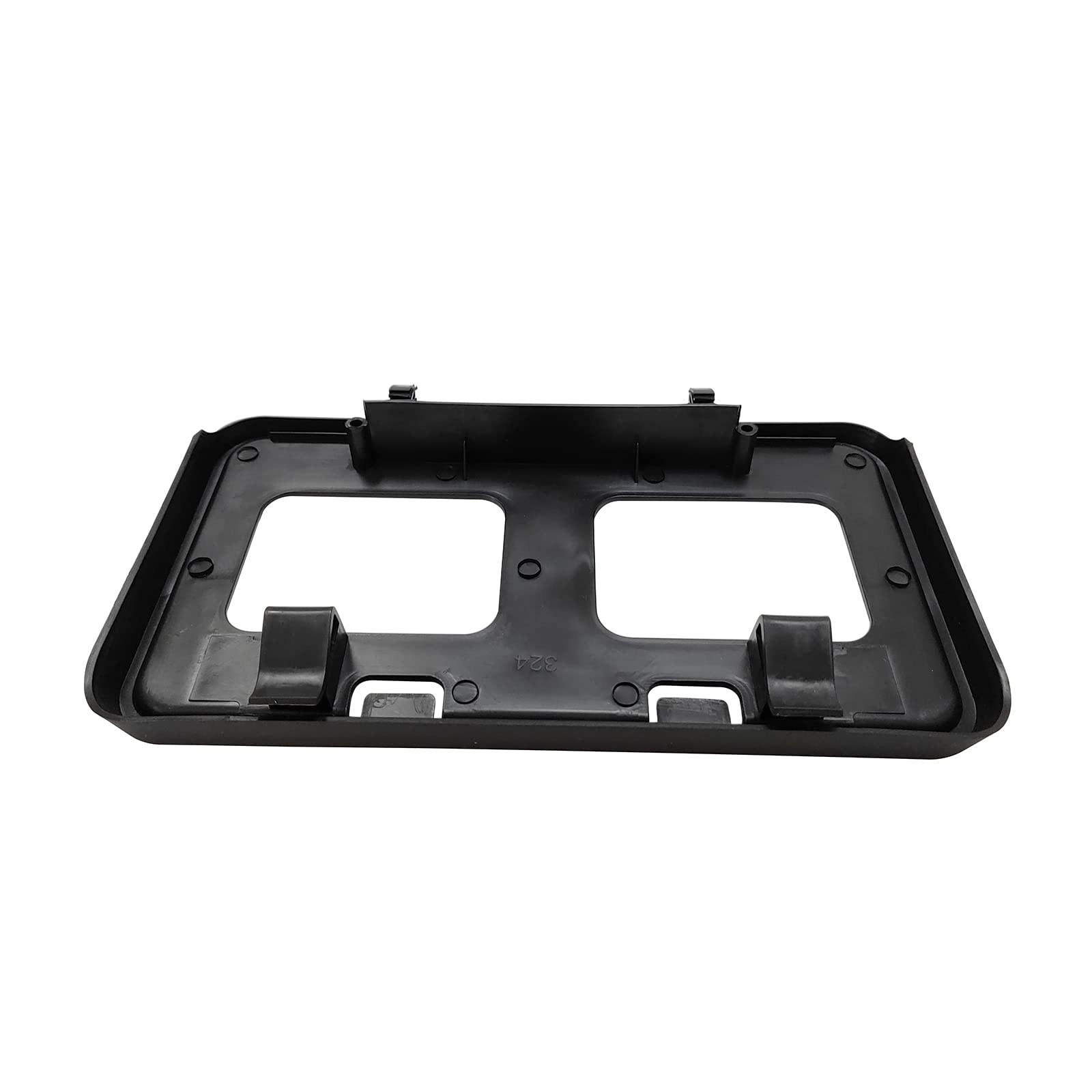 KYYET packaging photo displays front license plate bracket with mounting screws.