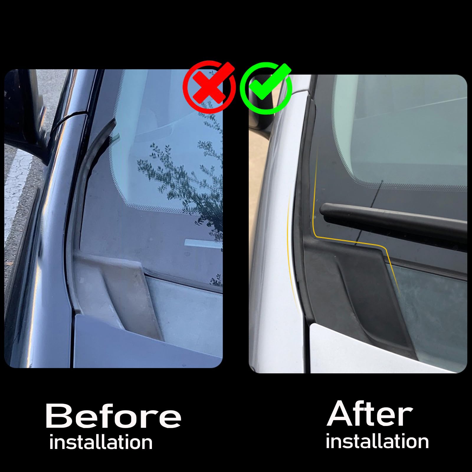 KYYET easy direct replacement demonstrates simple installation with no extra clips required.