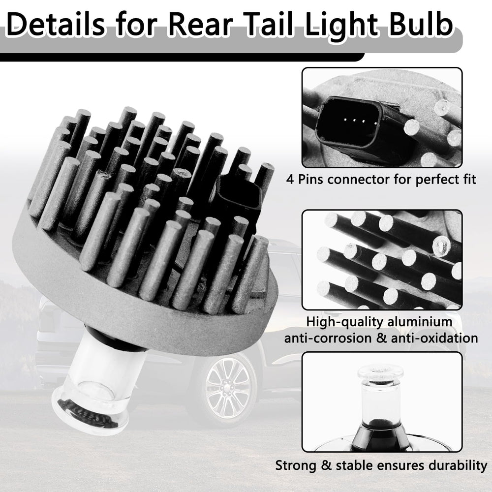 KZDAZ GMC Acadia 2014 tail light enhances visibility in bad weather