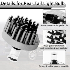 KZDAZ GMC Acadia 2014 tail light enhances visibility in bad weather