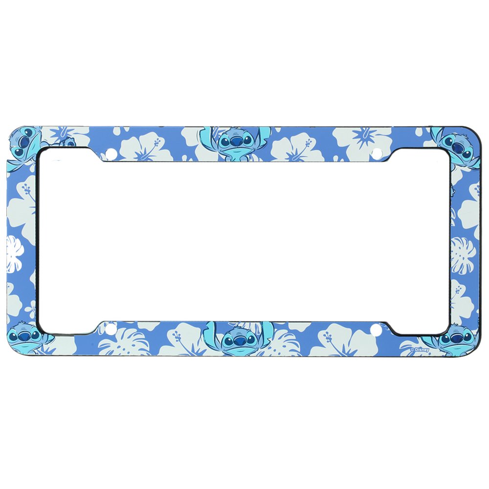 LA Auto Gear Lilo & Stitch frame mounted on vehicle showcasing easy styling