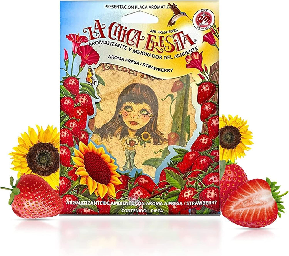 Long-lasting strawberry aroma for a clean cabin on long drives.