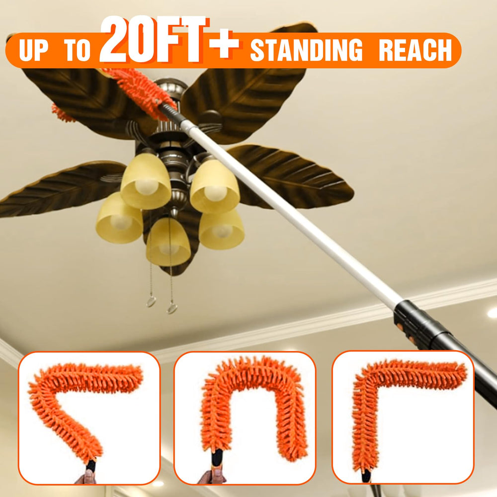 LAANPOLE multi-head cleaning kit includes several heads for the whole home.