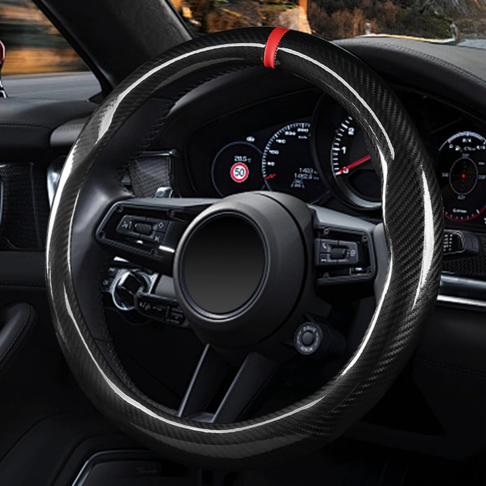 Labbyway anti-slip steering wheel cover enhances control and safety.