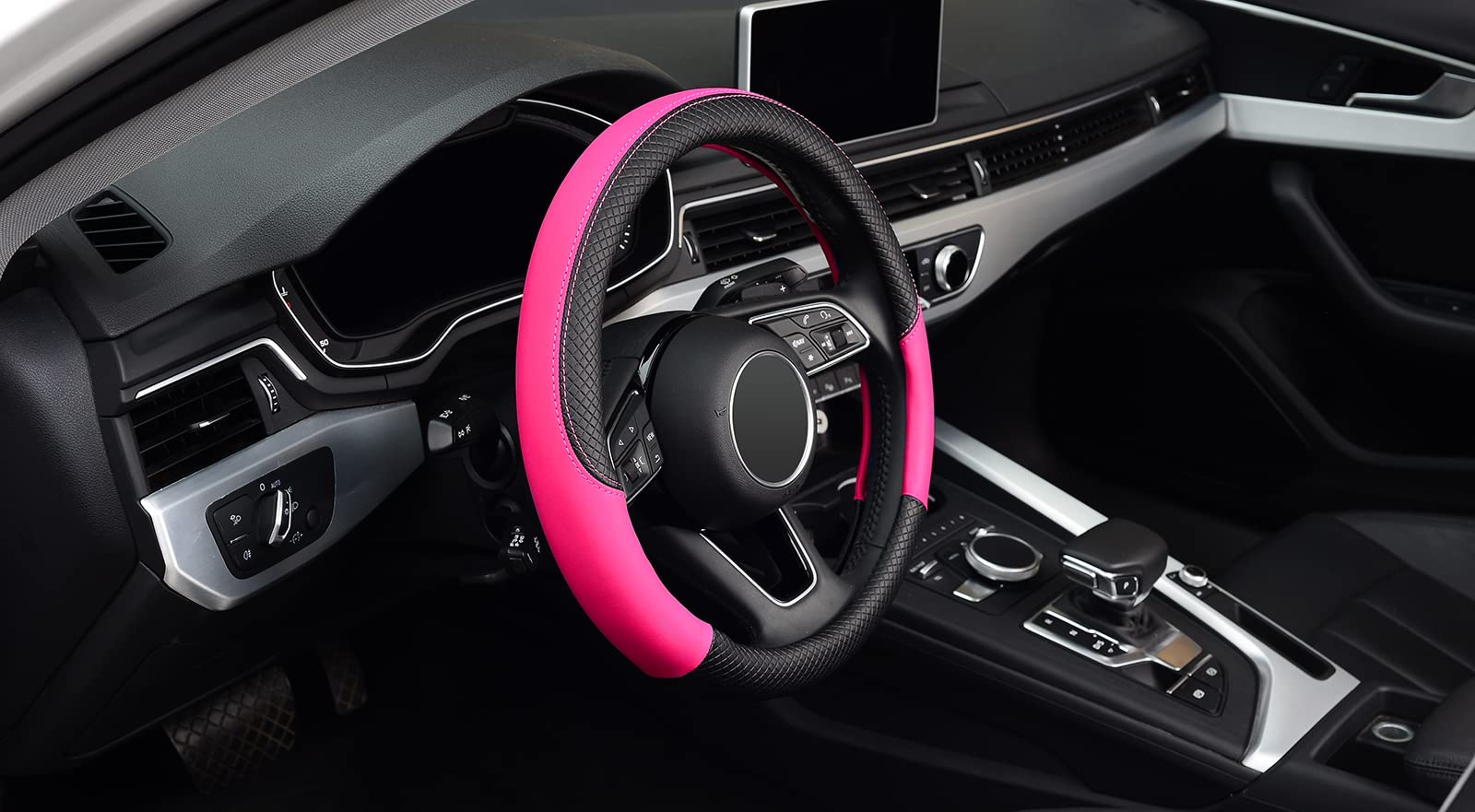 LABBYWAY durable microfiber leather finish adds a stylish upgrade to your car interior.