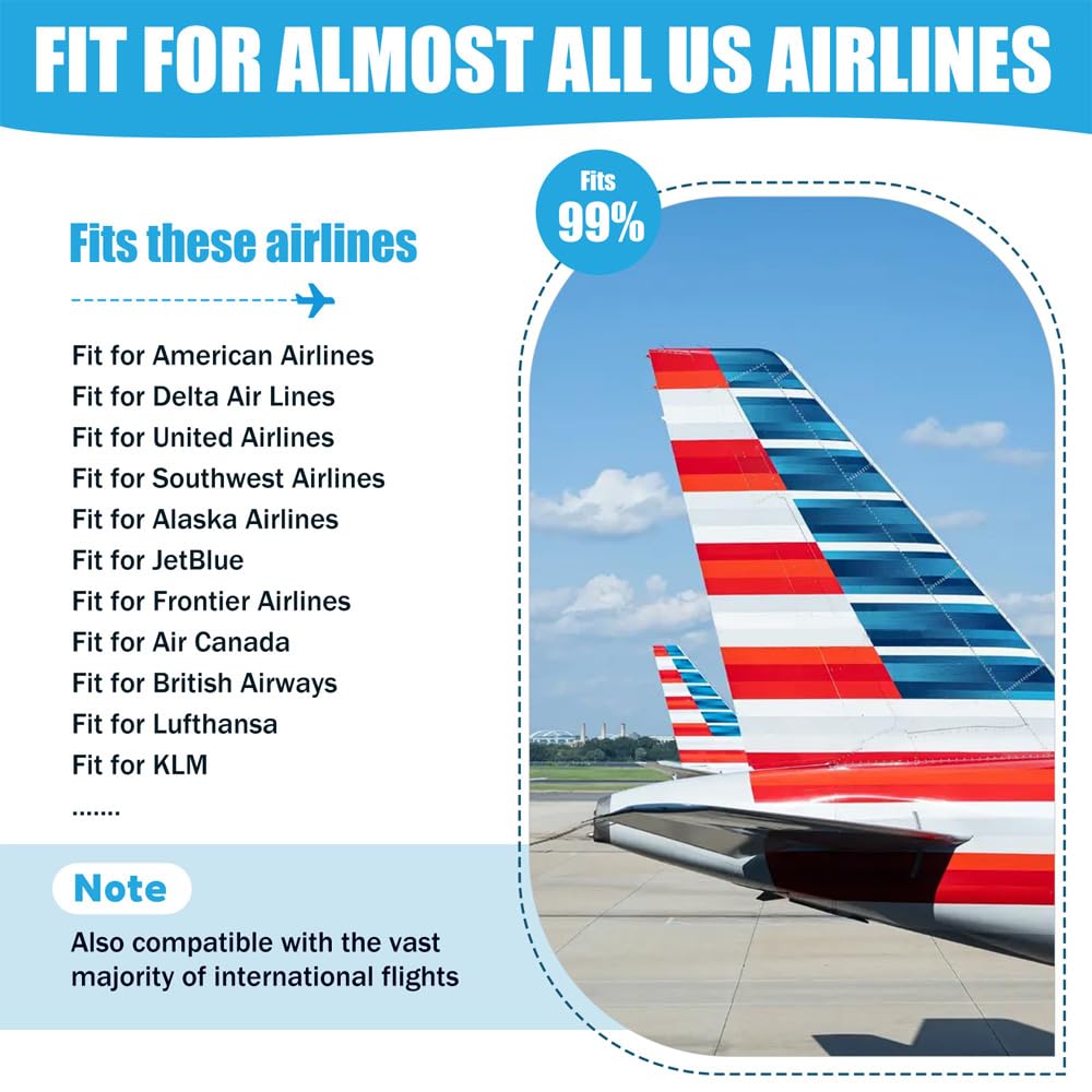 LABARAIN extender simplifies long flights with quick, adjustable comfort.