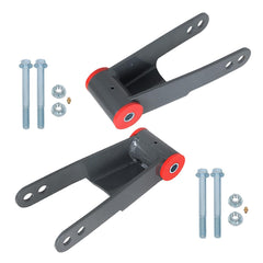 Labwork 2WD/4WD shackle kit installed on Ford F-150 with easy tool-free fit
