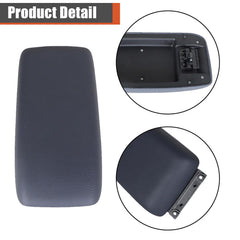 Labwork blue-gray center console lid for 4Runner, front view, clean and durable.