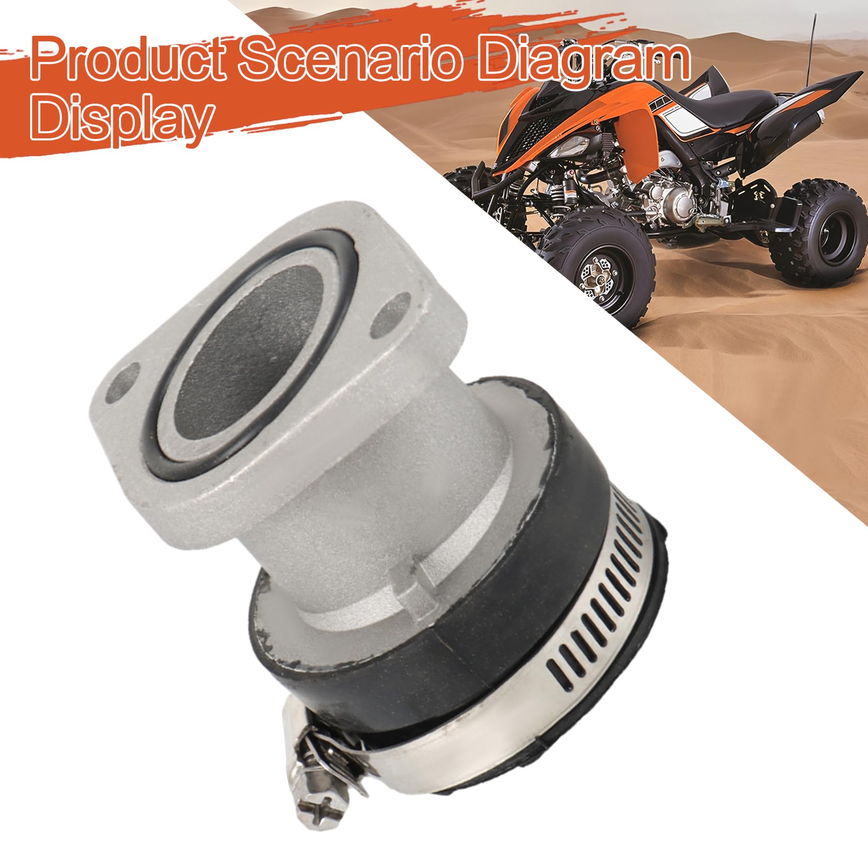 Labwork bolts for YFM250 intake boot simplify installation