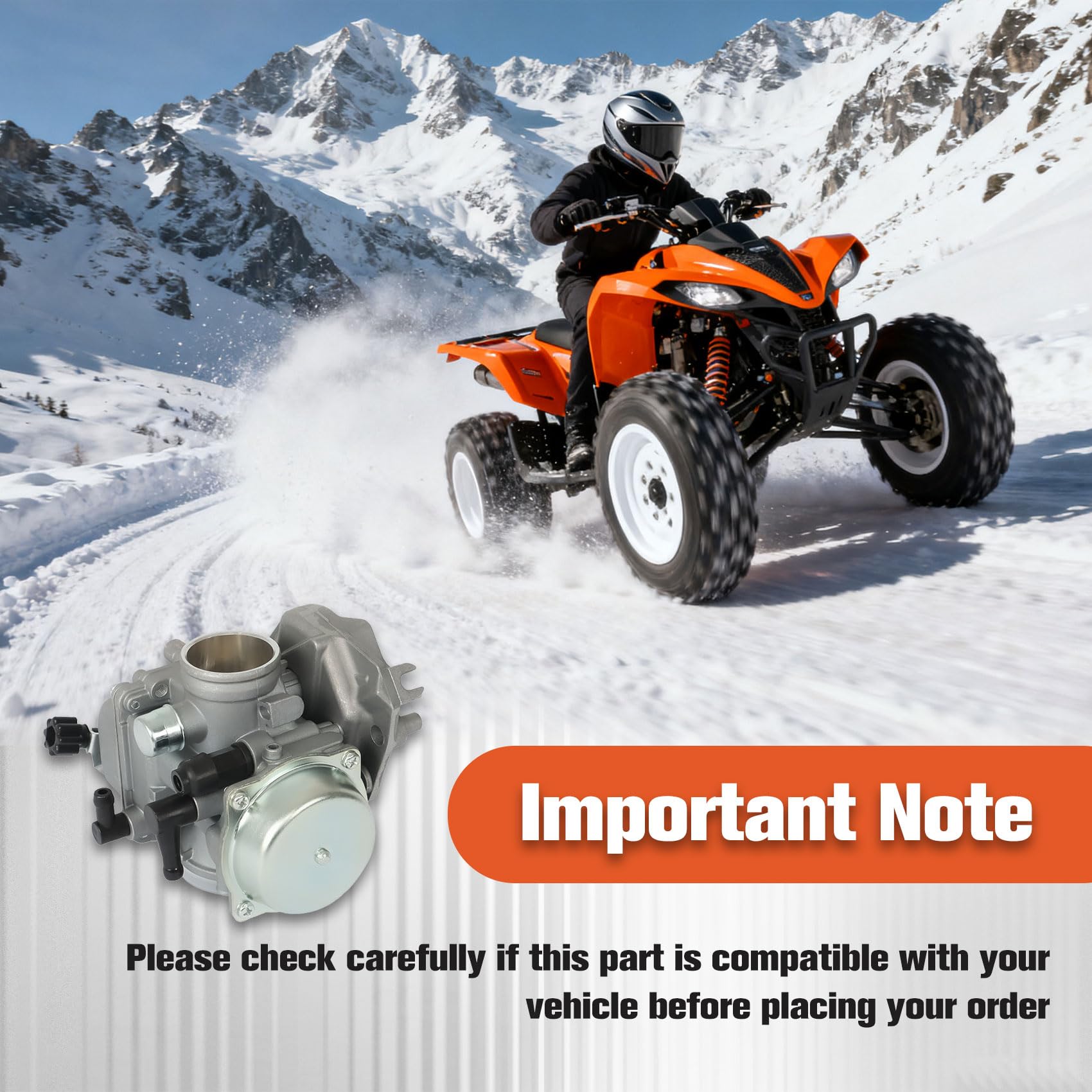Labwork carburetor installed on Kawasaki Lakota for seamless fit