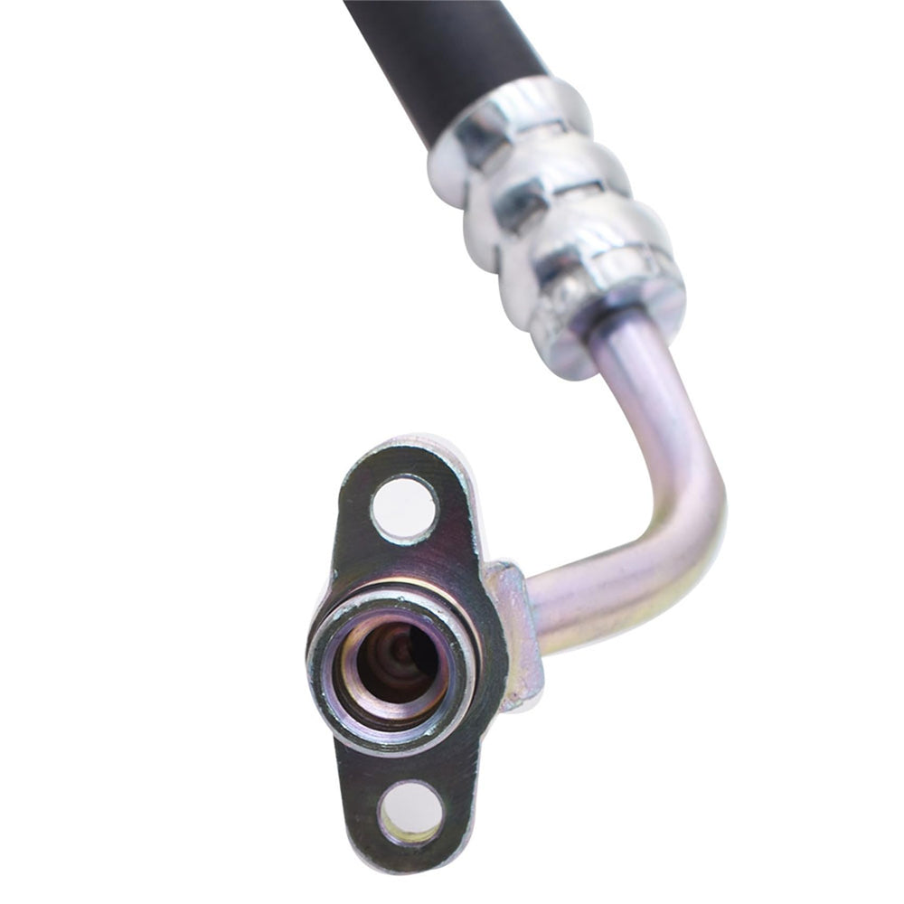 Labwork quality assurance badge and color-coded connectors visible on hose.