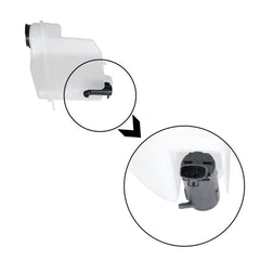 Labwork direct-fit reservoir assembly with factory-style fittings.