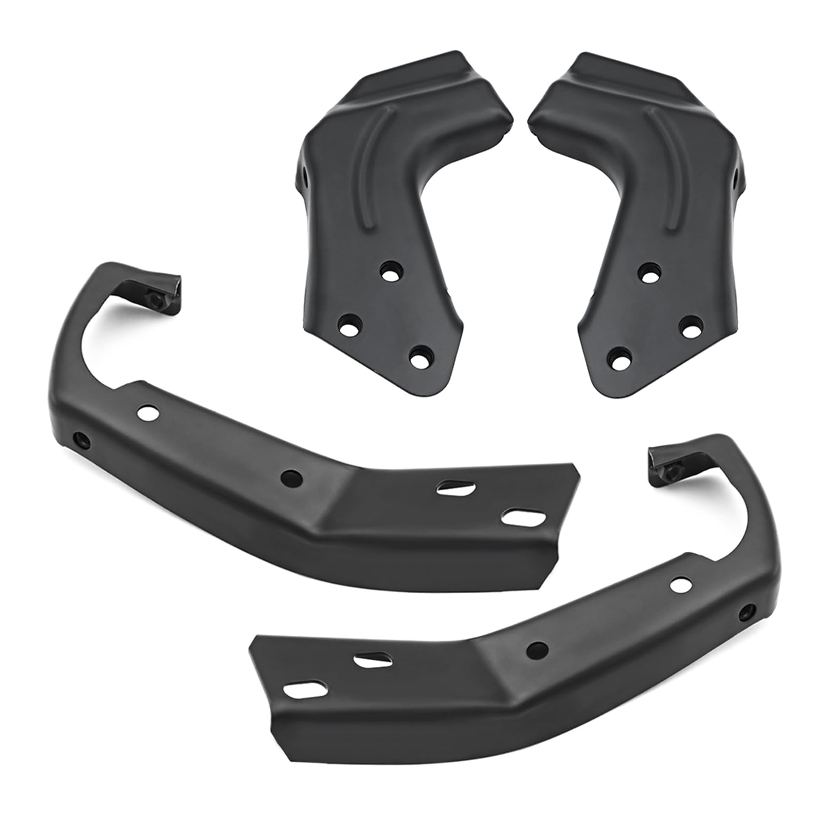 Labwork front bumper brace bracket left side restores alignment and support.