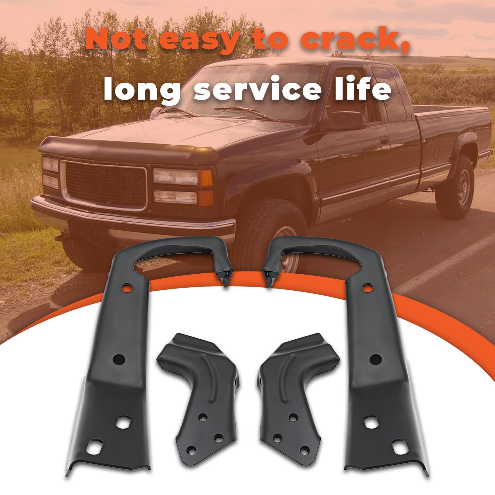 Labwork front bumper brace bracket right side restores alignment and support.