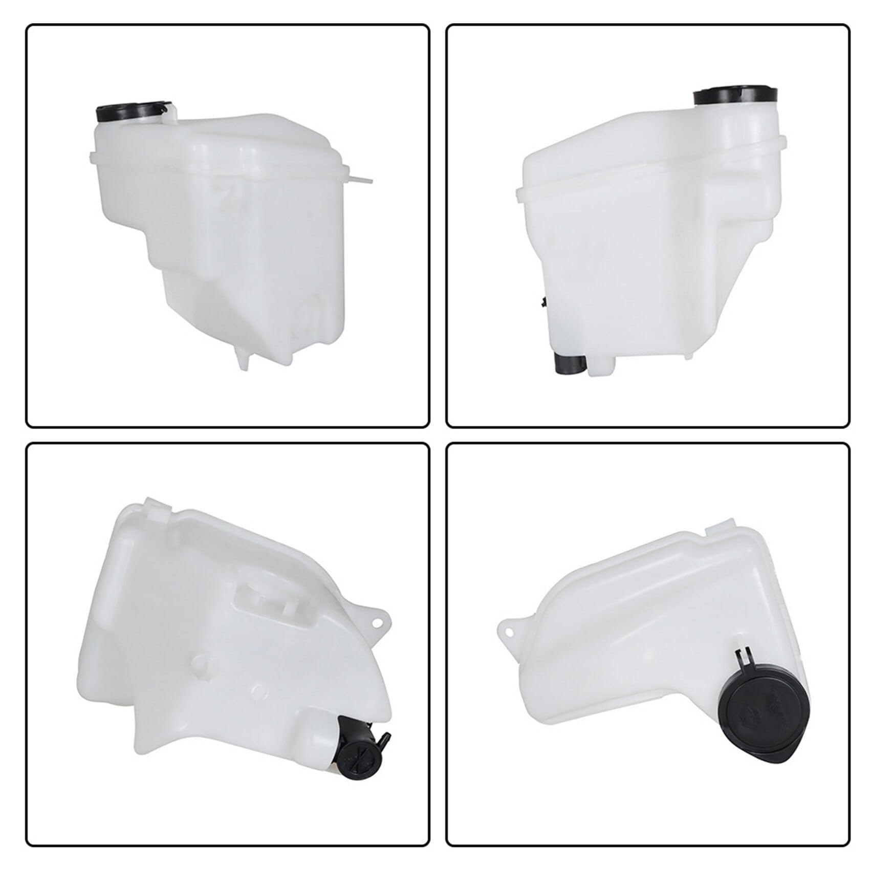 Labwork installation-ready windshield washer system for easy replacement.
