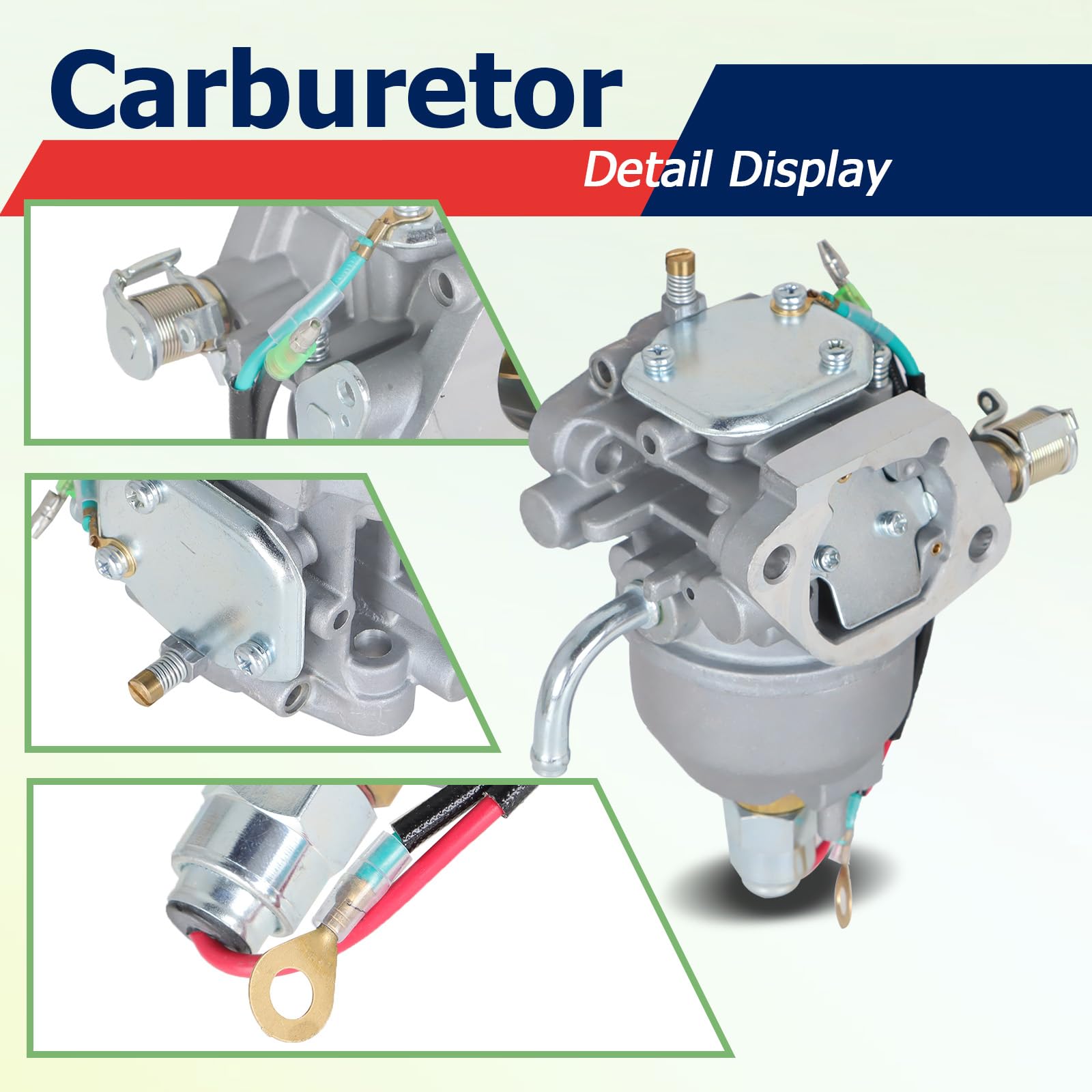 Labwork Kohler CV725 carburetor shot featuring compact form for simple replacement