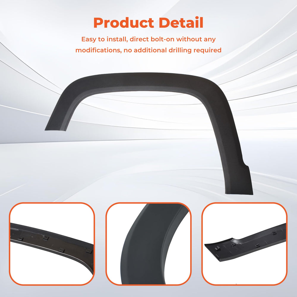 labwork Packaging shows included front left fender flare component.