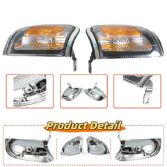 Labwork Tacoma passenger marker light shows silver trim for cohesive look