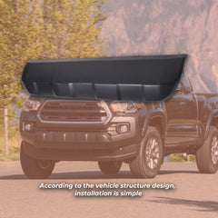 Labwork valance plate shields the lower bumper while enhancing sporty styling.