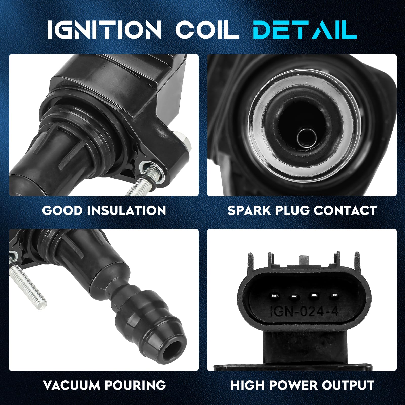 Lacarier ignition coil pack assembly in engine compartment demonstrates easy fit