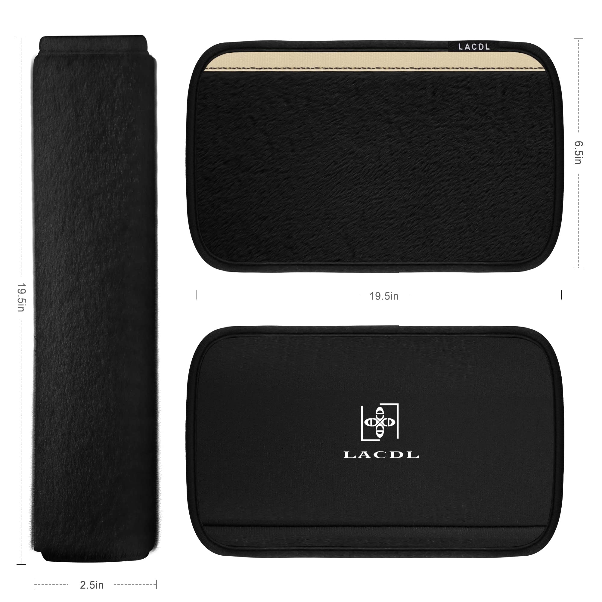 LACDL 29.5in plush pad cushions shoulders on long trips.