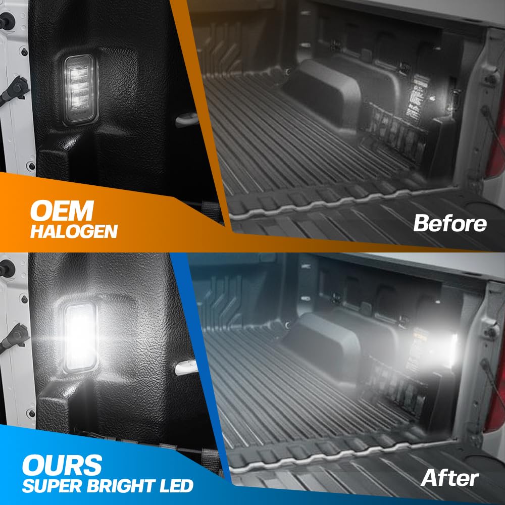 LACHTEM Silverado/Sierra bed-light duo spreads light across the cargo area