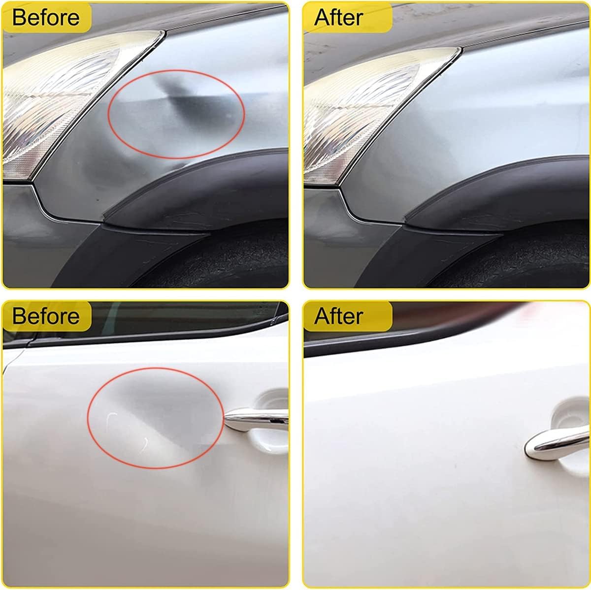 LadyRosian compatible dent rod kit works with dent lifters and pullers for pre-stage repairs.