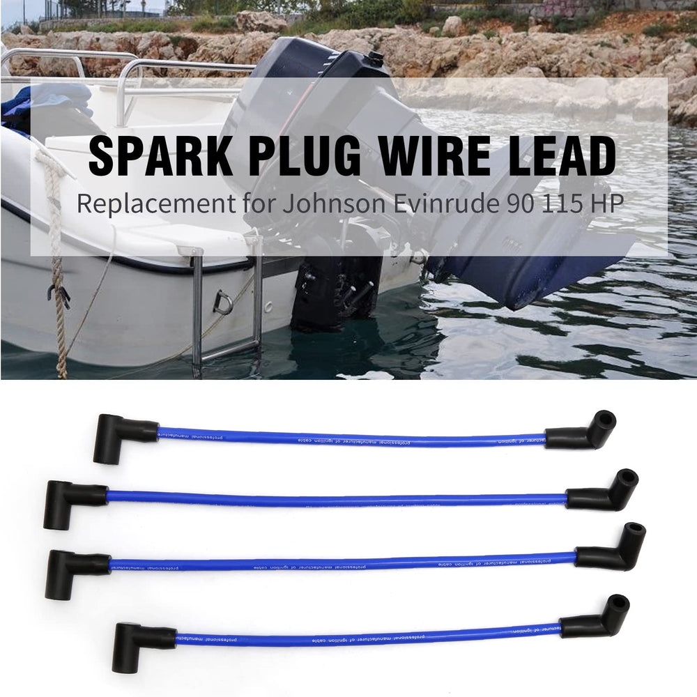 Laffoonparts silicone ignition wires with stainless terminals resist heat and corrosion