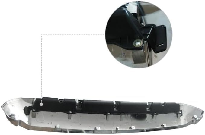 LAFORMO chrome front upper hood bulge molding shown for installation-ready appearance