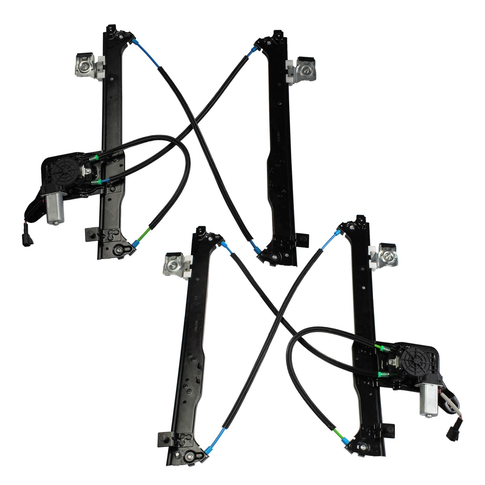 LAFORMO rear-driver-passenger-side power window regulator with motor for Silverado enables smooth operation