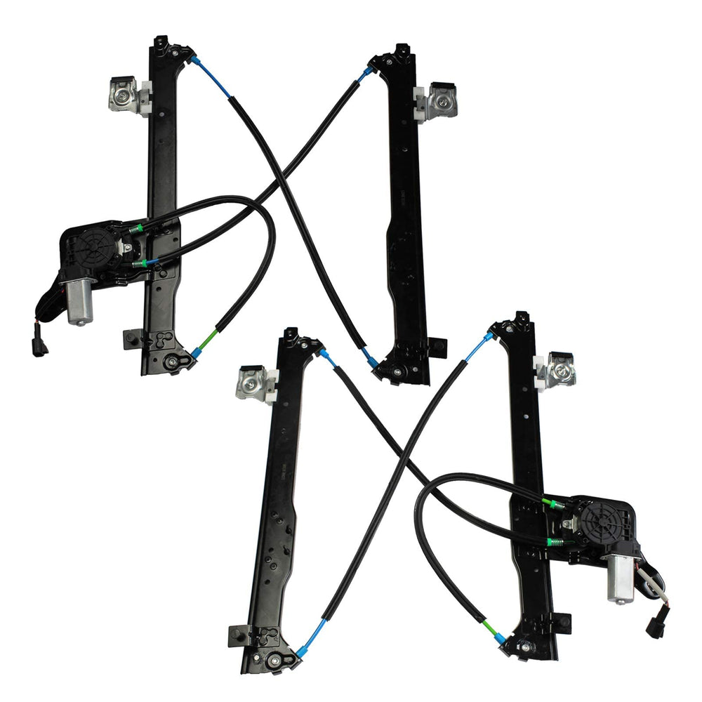 LAFORMO rear-driver-passenger-side power window regulator with motor for Silverado enables smooth operation
