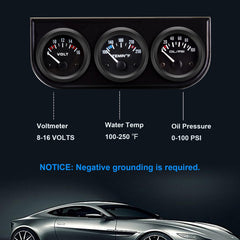 LAGWIUY black console gauge blends with dashboard style